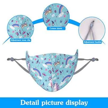 Kids Cloth Face Covering for Festivals & Outdoor Fun