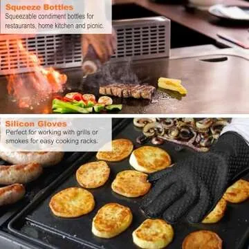 Grilljoy 28-Piece Griddle Accessories Essentials for Grilling