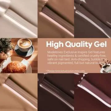 Modelones Gel Nail Polish Set - 6 Colors for Perfect Manicure