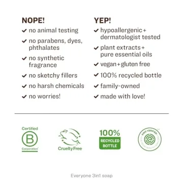 Everyone 3-in-1 Kids Soap for Body Wash Shampoo Bubble Bath