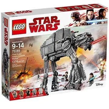 LEGO Star Wars Episode VIII First Order Heavy Assault Walker 75189 Building Kit (1,376 Pieces)