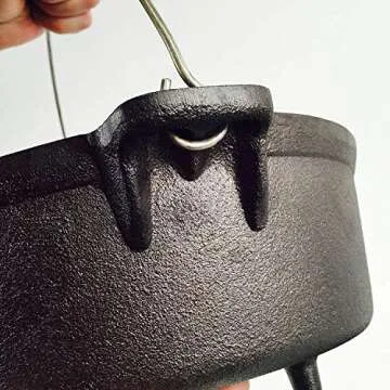 Campmaid Dutch Oven 8" for Outdoor Cooking