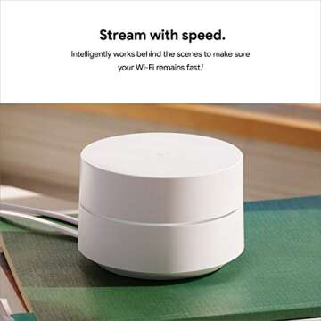 Seamless Google Wifi AC1200 Mesh System for Home Use