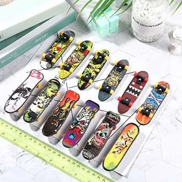 36 Mini Finger Skateboards - Fun Coordination Toys for All Ages