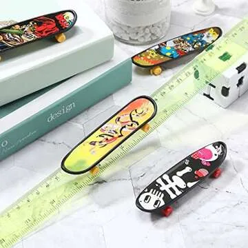 36 Mini Finger Skateboards - Fun Coordination Toys for All Ages