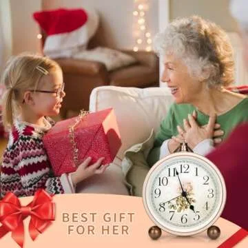 Elegant Maxspace Vintage Clock - Silent & Stylish Timepiece