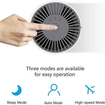 Mini Portable Air Purifier with USB and Aromatherapy