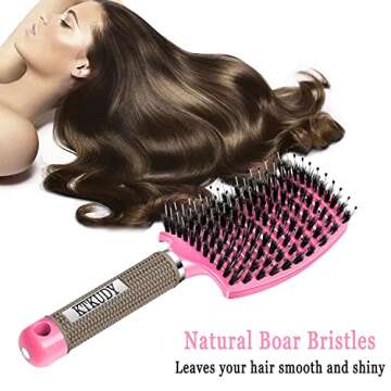 KTKUDY Detangling Hair Brush for All Hair Types