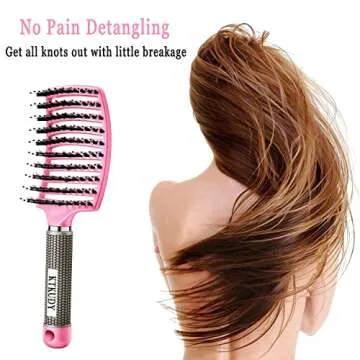 KTKUDY Detangling Hair Brush for All Hair Types