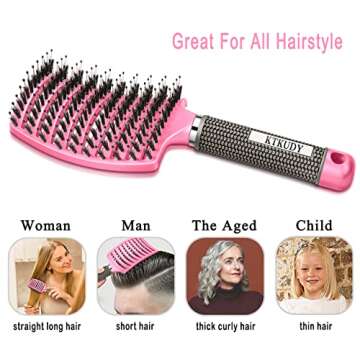 KTKUDY Detangling Hair Brush for All Hair Types