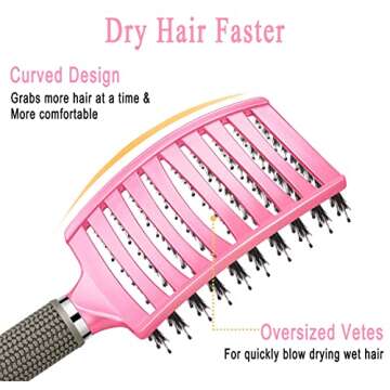 KTKUDY Detangling Hair Brush for All Hair Types