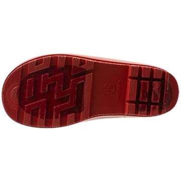 Super Mario Brothers Mario & Luigi Rain Boot for Kids, Nintendo, 100% Rubber, Waterproof, Grey Red, Big Kid Size 13/1