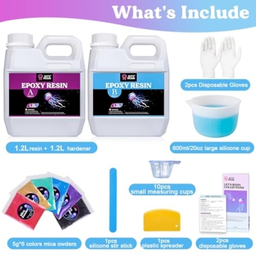 LET'S RESIN 80oz Crystal Clear Casting Resin Kit