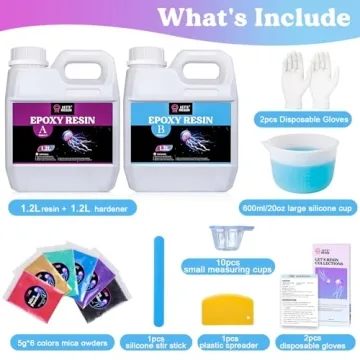 LET'S RESIN 80oz Crystal Clear Casting Resin Kit