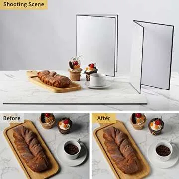 Meking 3 in 1 Photography Reflector Cardboard for Stunning Shots