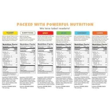 ELLA’S FLATS® Variety All Seed Savory Crisps – All Natural, Gluten Free, Good Source of Protein, High Fiber, Vegan and Keto Friendly (Variety 4 Pack)