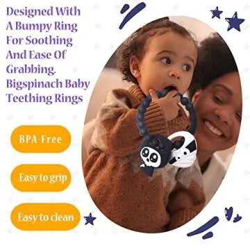 BIGSPINACH Mummy and Grim Reaper Teether for Halloween Fun