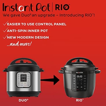 Instant Pot RIO 7-in-1 Multi-Cooker for Easy Cooking