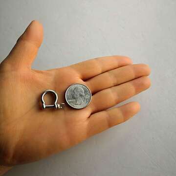 Durable Stainless Steel Bow Shackles for Various Projects