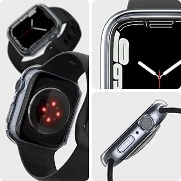 Spigen Thin Fit Apple Watch Case - Lightweight Hard Cover