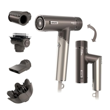Shark SpeedStyle Pro Flex Professional Performance High-Velocity Hair Dryer System with Scalp Shield...