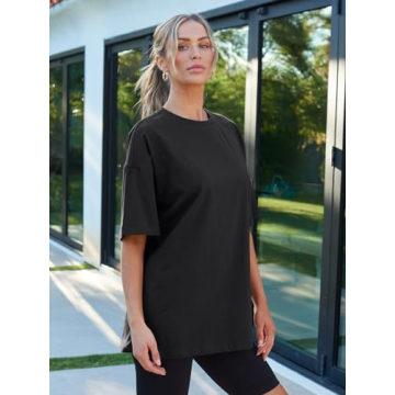 Shop Trendy Queen Women's Oversized T-Shirt for Summer Comfort