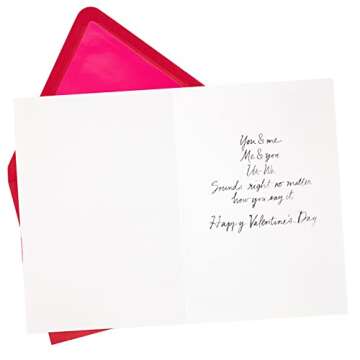 Hallmark Signature Valentine's Day Card for Significant Other (Laser-cut Wood You and Me)