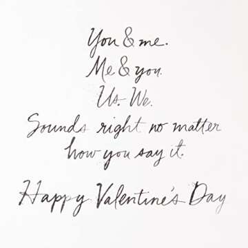 Hallmark Signature Valentine's Day Card for Significant Other (Laser-cut Wood You and Me)