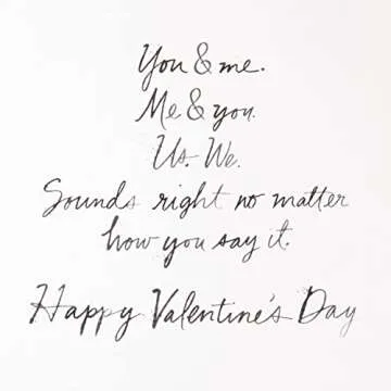 Hallmark Signature Valentine's Day Card for Significant Other (Laser-cut Wood You and Me)