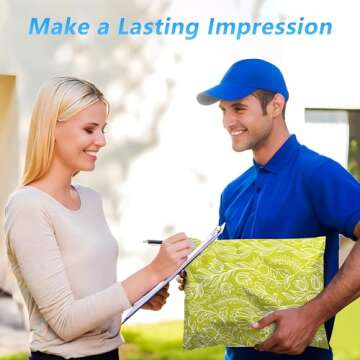 Jowlroel Poly Mailer 10x13 Inch 25 Pcs, Waterproof and Tear-Resistant Shipping Bags for Clothing, Strong Mailing Bags with Self-Seal, Cute Packaging Bags for Small Business - Flower