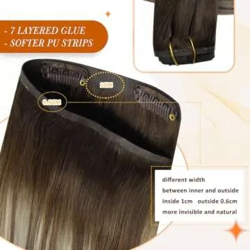 Full Shine Seamless Clip In Hair Extensions for Elegant Volume