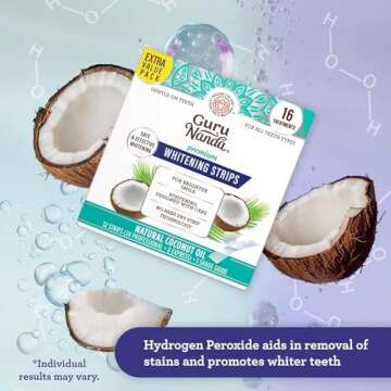GuruNanda Whitening Strips - Brighten Your Smile Today