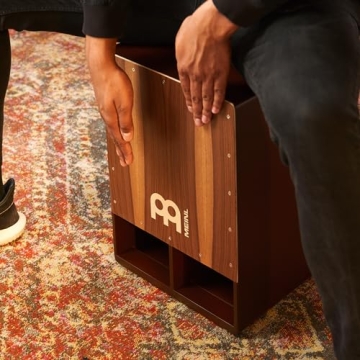 Meinl Jumbo Bass Subwoofer Cajon with Snares Walnut Finish