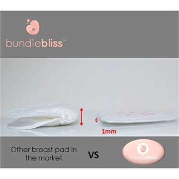 Bundlebliss Ultra Thin Breast Milk Pads for Moms