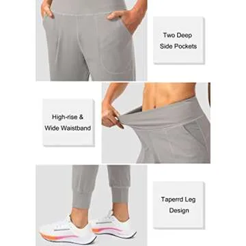Soothfeel High Waisted Women's Joggers with Pockets