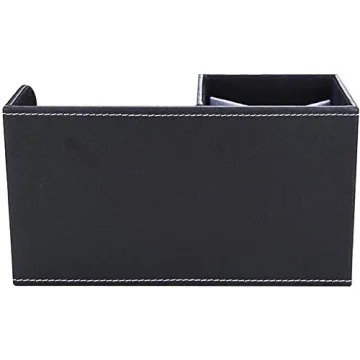 KINGFOM PU Leather Desk Organizer for Office Supplies