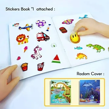 BEESTECH 500+ Fun Stickers for Toddlers, Gift Box Included