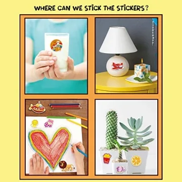 BEESTECH 500+ Fun Stickers for Toddlers, Gift Box Included