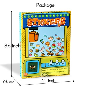 BEESTECH 500+ Fun Stickers for Toddlers, Gift Box Included