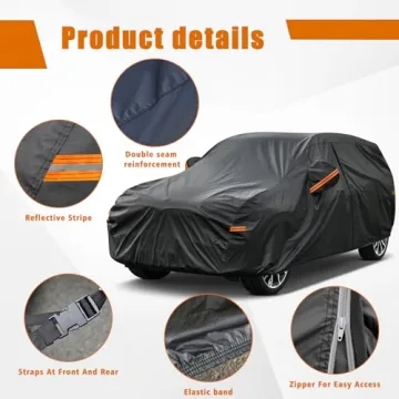 Kayme 7 Layers Waterproof SUV Car Cover for Toyota RAV4