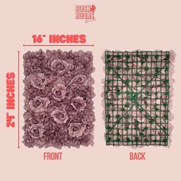 Blush Blooms Flower Panels Set - Elegant Event Decor