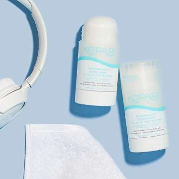 Kopari Performance Plus Aluminum-Free Deodorant, Sport Deodorant for 24 Hour Odor Protection, Non Toxic & Clean, No Parabens or Baking Soda, 2 oz