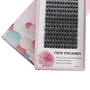 Bodermincer Large Tray 180pcs D Curl Professional Makeup Wide Cluster Individual Cluster EyeLashes G...