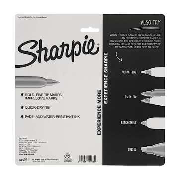 Sharpie Permanent Markers, Fine Point, Cosmic Color, Limited Edition, 24 Count
