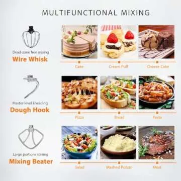 VIVOHOME 3-in-1 Stand Mixer for Effortless Cooking