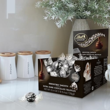 Decadent Lindt LINDOR 60% Dark Chocolate Truffles, Perfect for Sharing and Gifting