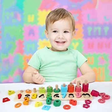 Sendida Montessori Shapes Puzzle Toys for Early Learning