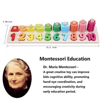 Sendida Montessori Shapes Puzzle Toys for Early Learning