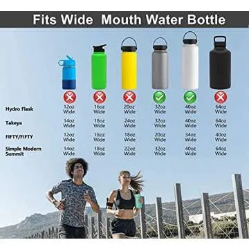 The Mass Straw Lid for Hydro Flask Wide Mouth 32/40oz