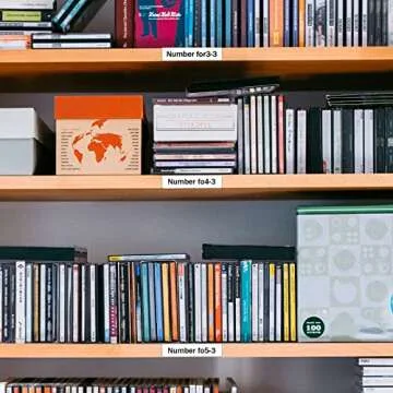 60 Pcs Labels for Storage Bins Label Holder Pantry Labels Shelf Labels for Organizing for Bookshelf, Supermarket, Mailbox, Storage Bins (1.2 x 4.3 Inch)